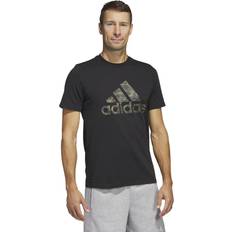 adidas Camiseta Fitness Soft Training Hombre - Negro Camuflaje