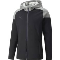 Puma Men's TeamCup Casuals Hooded Jacket - Black