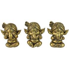 Design Toscano See-No Hear-No Speak-No Evil Lord Ganesha Figurine