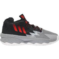 adidas Dame Basketball Shoes Grey/Red/Core Black