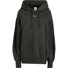 Top Nike Sportswear Everyday Modern Fleece Hoodie - Sequoia/Light Menta