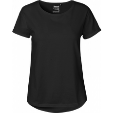 Roll Up Sleeve T-shirt - Black 