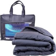 5.0 kg Tyngdedyner Polar Night -Premium Tyngdedyne 5kg Hvid, Blå (150x100cm)