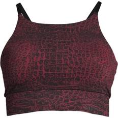 Casall Hot Yoga Sports Bra - Red Patterned