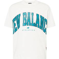 New Balance Uni-ssentials Warped Classics T-shirt - Sea Salt Heather