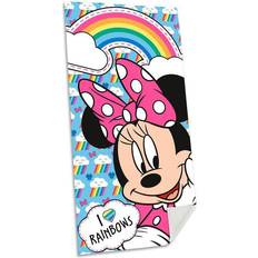 Multikleur Verzorging & Bad Minnie Mouse Disney strand/badlaken 70 x 140 cm katoen voor kinderen