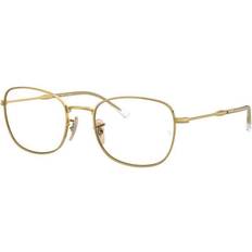 Ray-Ban Unisex Rb6497 Gold Clear Lenses Polarized 51-20