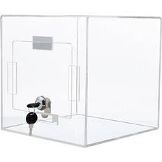 Acryl Kasser & Kurve Tip Box forslagskasse Opbevaringsboks