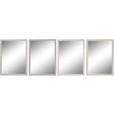 Dkd Home Decor 56 2 76 Crystal Grey Beige White polystyrene Wall Mirror