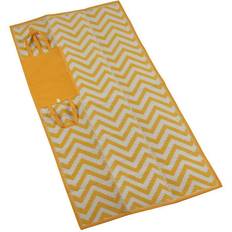 Cotton Carpets & Rugs Versa Carpet STRIPES Yellow