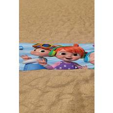 CoComelon Music Character Cotton Velour Beach Towel