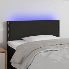 vidaXL LED tyg Sänggavel