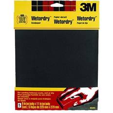3M Wetordry Sandpaper 5 Sheets 9 in x 11 in 320 Grit