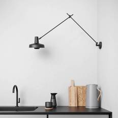 Grupa Products Arigato Long Black Wall light ∅ 22.8cm