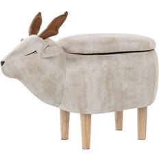 Sittpuff med förvaring Beliani Animal pouffe Sittpuff