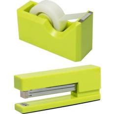 Green Letter Trays Jam Paper Desk Organizer Lime Green 3378LG