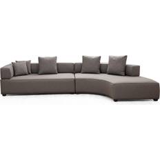 Hanah Home Lasalle Divansofa 3-Seters Grå Hjørnesofa Sofa