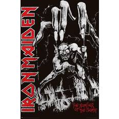 Iron Posters Grupo Erik Iron Maiden Number of Beast 36 x 24 inches 91.5 x 61 cm Poster 61x70cm