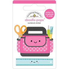 Doodlebug doodle-pops 3d stickers-craft caddy 6 pack