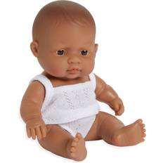 Anatra Bambole e Case delle Bambole Miniland Educational Newborn Baby Doll Ragazza Latino-americana (21 Cm 8 28)