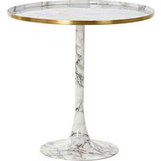 Dkd Home Decor Side Golden Aluminium Small Table