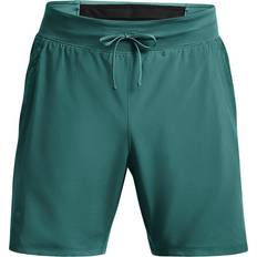 Under armour launch 2 in 1 shorts Under Armour Launch Elite 2-i-1 7"-kortbyxor Herr Petrol Kompressionsbyxor 2023