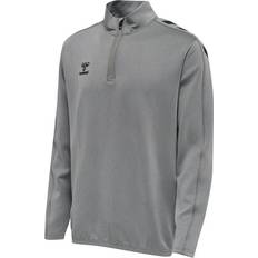Hummel Urheilullinen Collegepaita - Meleerattu Harmaa/Musta