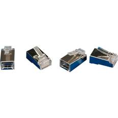 Cat 6 plug Roline 21173061 Modularstecker Cat.6 geschirmt, 10er Pack