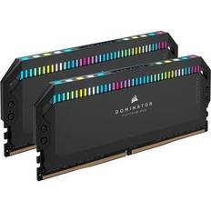 6800 MHz RAM Memory Corsair Dominator Platinum RGB Black DDR5 6800MHz 2x32GB ECC (CMT64GX5M2B6800C40)