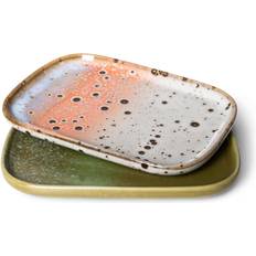HKliving 70's ceramics fade Serveringsbakke