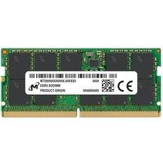 Crucial Micron DDR5 module 32 GB SO-DIMM 262-pin 4800 MHz PC5-38400 unbuffered Bestillingsvare, 19-20 dages levering