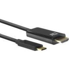 Kabels ACT USB-C Naar HDMI Kabel 2 Meter