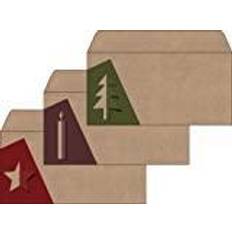 Postemballager Sigel Julekuvertsæt Cut-out Style DIN Lang DU258