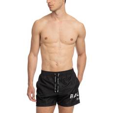 Balmain Swimming Trunks Balmain Black Printed Swim Shorts 010 BLACK/WHITE