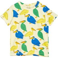 Mini Rodini 134 T-shirts Mini Rodini Printed Cotton-Blend T-Shirt - Yellow