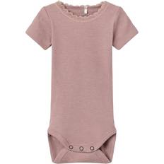 86 Bodysuits Name It Bodysuit Met Korte Mouwen - Roze/Lichtroze