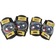 Batman Kit Di Protezione Livello 1 Gomitiere Ginocchiere Bambino Uomo Pipistrello DC