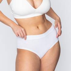 Pierre Robert Cotton High Waist Brief - White