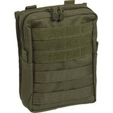 Mil-Tec molle belt pouch large utility pals webbing zipper tactical army olive