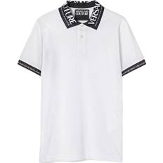 Versace jeans couture polo Versace Jeans Couture Logo Polo Shirt - White