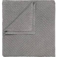 Cozy Living Sengetøj Cozy Living Flora quilted Granit Sengetæppe Grå, Blå