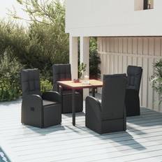 Garden & Outdoor Furniture vidaXL 5 Piece Garden Patio Dining Set