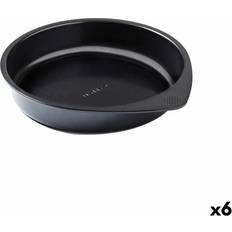 Pyrex Horno Magic Redondo Negro 20 cm 6 Unidades Molde para Hornear