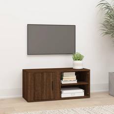 Marron Meubles TV vidaXL Chêne Marron 80 x 31.5 x 36 cm Meuble TV