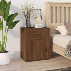 vidaXL 50x36x60 konstrueret træ Sengebord