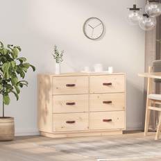 vidaXL 100x40x75 massiv furu Sideboard