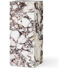 Mármol Mesas Auxiliares Menu Plinth Pedestal Calacatta Viola 75 cm Rose Mesa Auxiliar