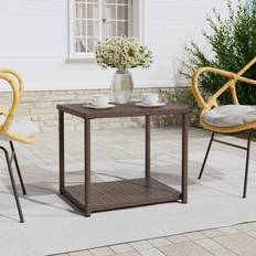 vidaXL 55x45x49 polyrattan Småbord