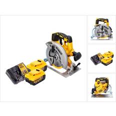 Dewalt Kreissägen Dewalt dcs 570 m2 akku handkreissäge 18 v 184 mm 2x akku 4,0 ah ladegerät