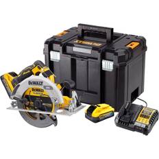 Dewalt 18v powerstack Dewalt DCS573H2T-QW Accu Cirkelzaag 18V XR Brushless FV Adv 190mm C2x 5.0Ah POWERSTACK accu in TSTAK koffer DCS573H2T-QW